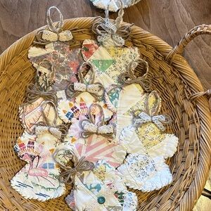 Hand crafted angel ornaments! Bundle of 9!